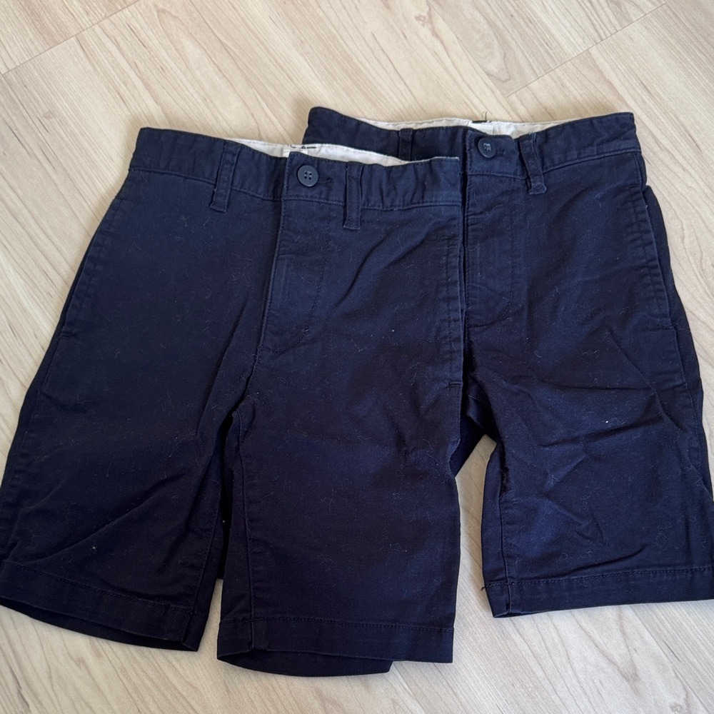 GAP Two set  Navy Flat Front Shorts for school or uniform